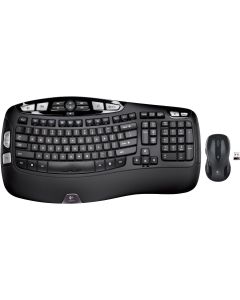 Logitech Wireless Wave Combo Mk550 - Keyboard and Laser Mouse (Certified Refurbished)