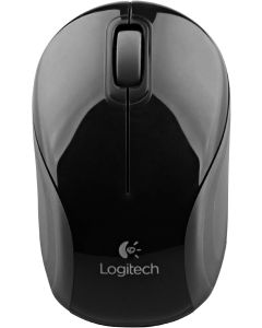 Logitech Wireless Mini Mouse M187 Black (Renewed)